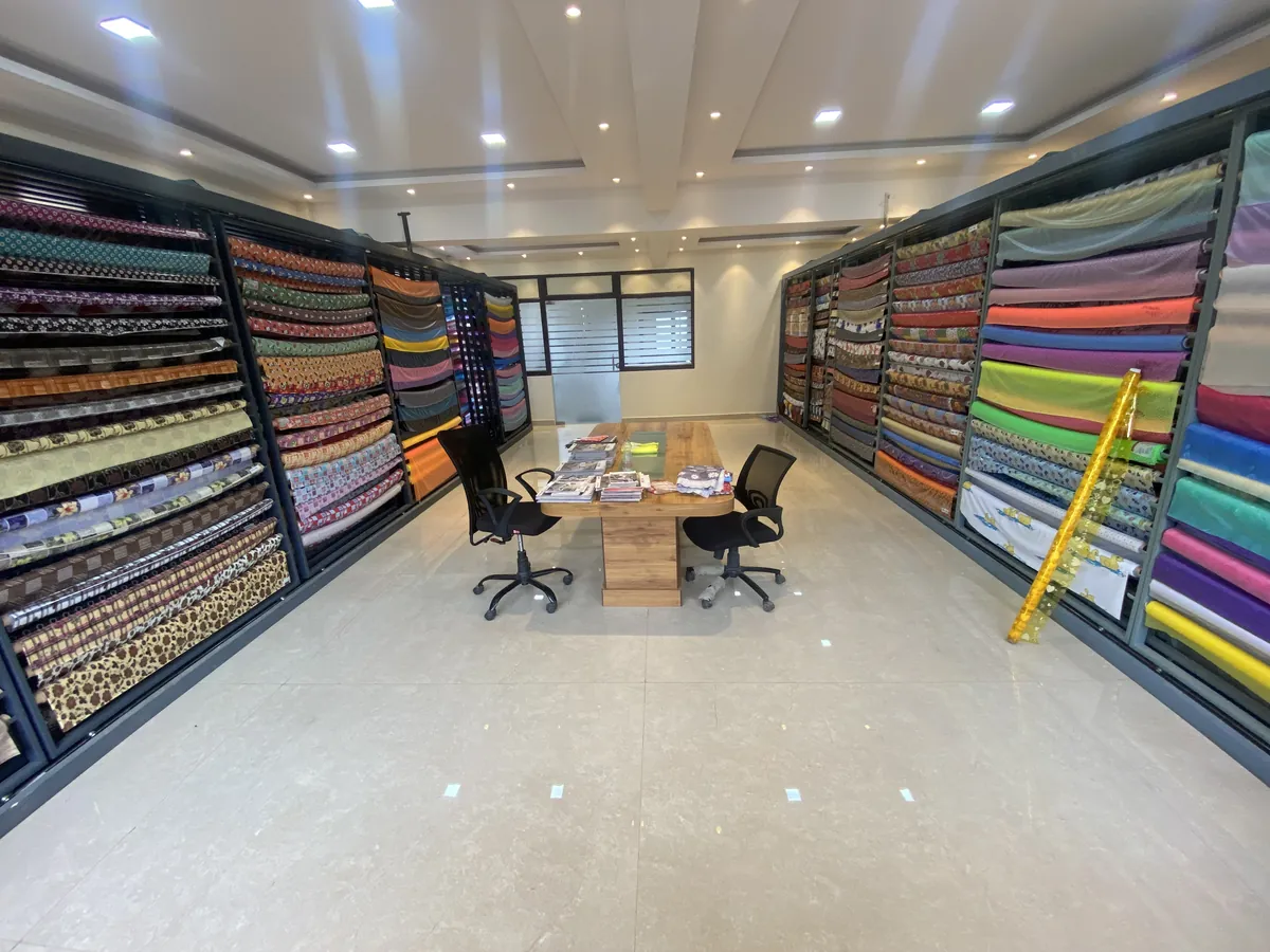 CPC LLP design library showroom with printed PVC film samples