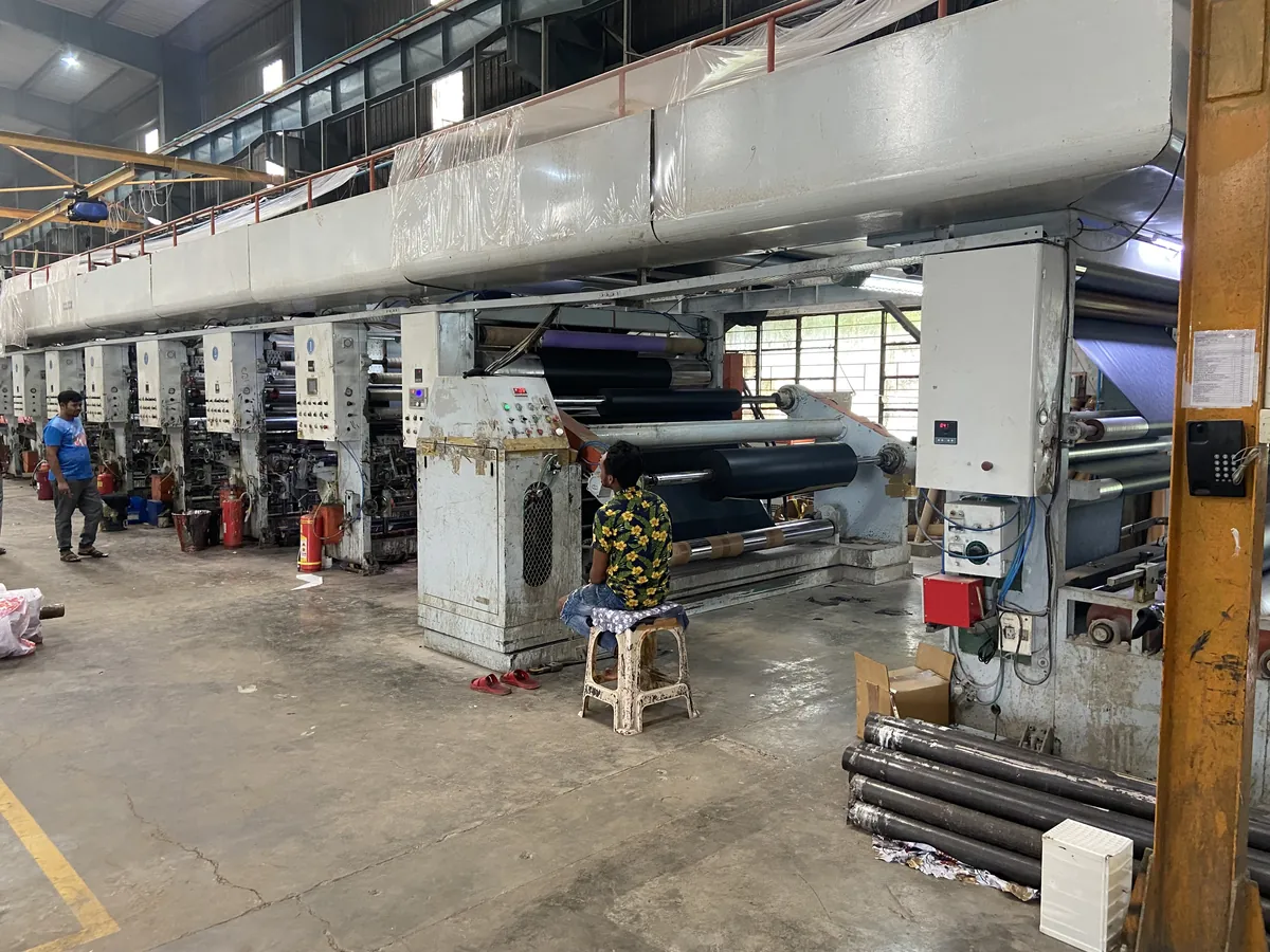 Printing units on the CPC LLP production floor