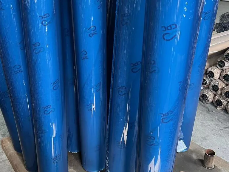 Rolls of Super Clear PVC film